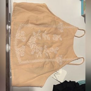 Zara cropped tank